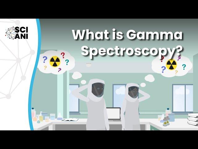 How is gamma spectroscopy used to detect radioactive isotopes?