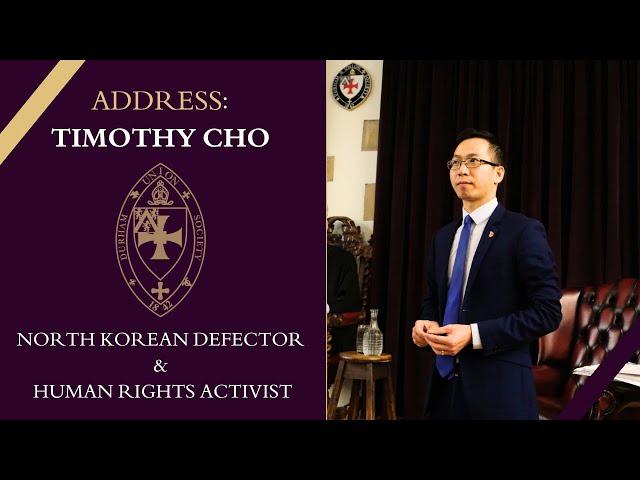 North Korean Defector Timothy Cho | Full address and Q&A | Durham Union