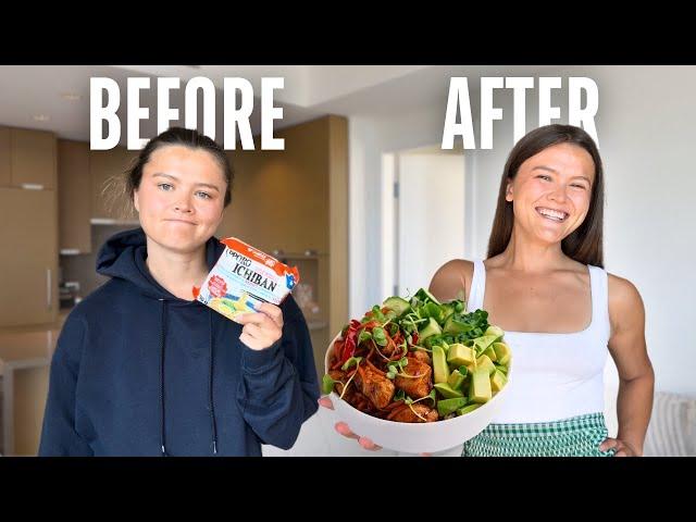 How I ACTUALLY started cooking healthy meals