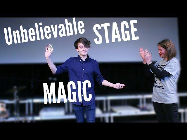 18 year old amazes his college with magic! - Cavan Booth Magic