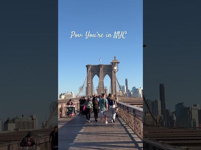 Serving iconic views day and night ️ #nyc #brooklynbridge #manhattan