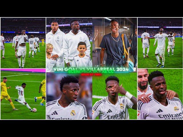 Vinicius Junior Goal Vs Villarreal 2024 / RARE CLIPS ● SCENEPACK 4K ( No CC only TOPAZ)