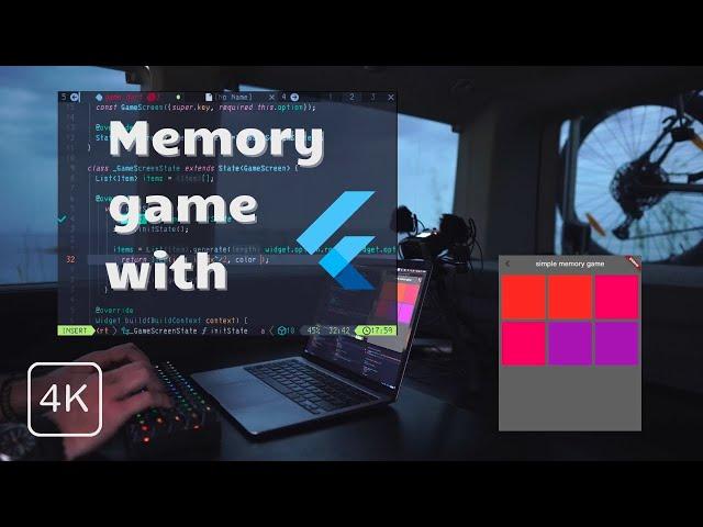 ASMR programming: memory game in flutter - Coding No Talking