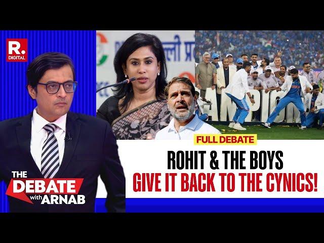 Debate With Arnab: Rohit Silences Critics In Style: Will Congress Apologise?