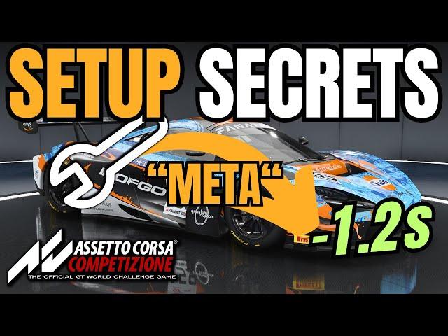 How to Build the Perfect Setup FOR YOU in ACC 1.10 - Meta Setup Guide - Assetto Corsa Competizione