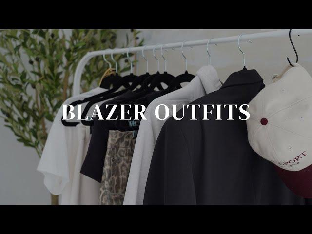 BLACK BLAZER OUTFIT IDEAS | Fall 2024 | Styling Wardrobe Staples