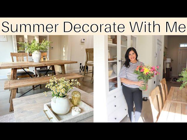 SUMMER DECORATE WITH ME 2023 | Summer Decor Ideas | Home Decor Ideas ️