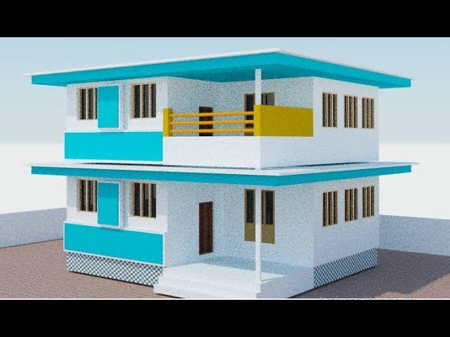 Autocad 3D Building