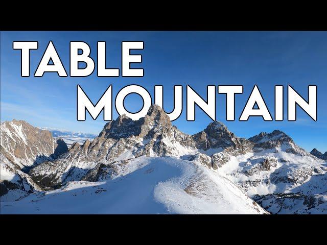 Splitboarding and Skiing Table Mountain (Table Rock) | Alta, Wyoming