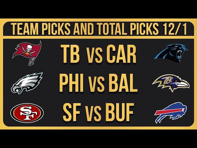 NFL Picks Today 12/1/24 NFL Week 13 Picks and Predictions