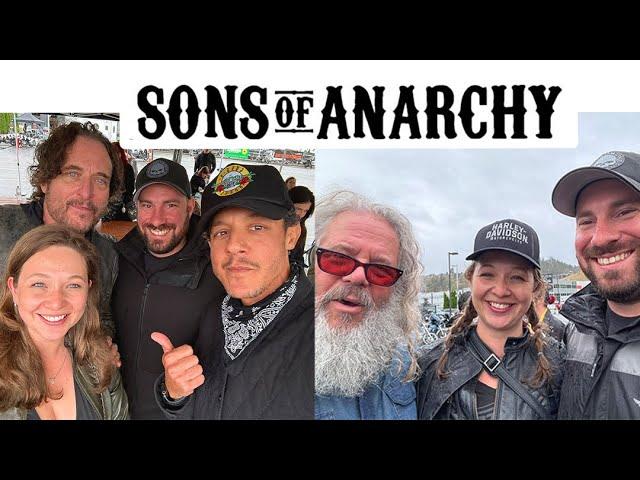 Meeting the Sons of Anarchy Cast at Kelowna Harley Fundraiser + Epic Group Ride!