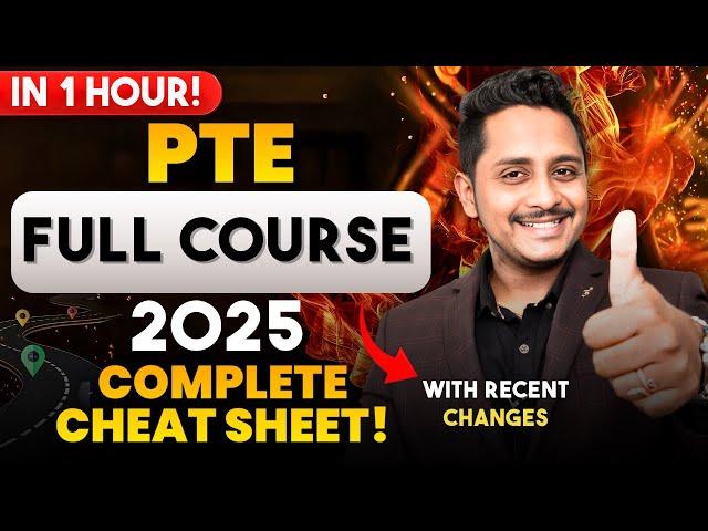 PTE Full Course 2025 Complete Cheat Sheet! (With Recent Changes)