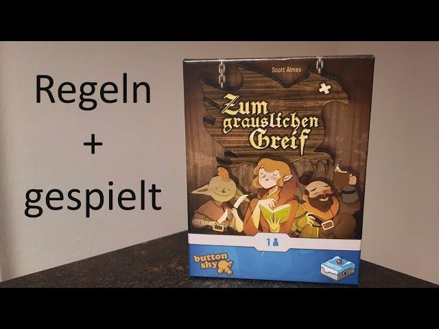 Zum grauslichen Greif - Regeln + gespielt