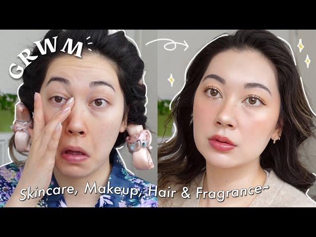 GRWM! morning skincare + makeup routine~