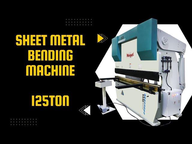 125Ton | Sheet Metal Bending Machine 6mm | Hydraulic Press Brake Machine | Maruti Machine Tools