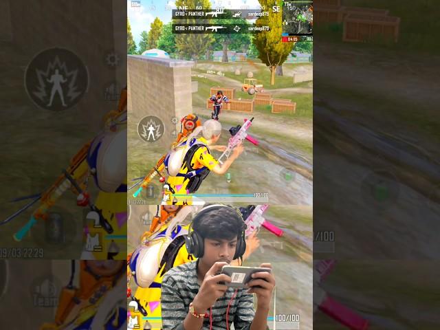 Intense fight 1v4 #shorts #short #pubgmobile #bgmi #ytshorts