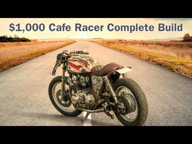 Building a Cafe Racer for under $1,000 (Starting with a $400 Honda CB750)