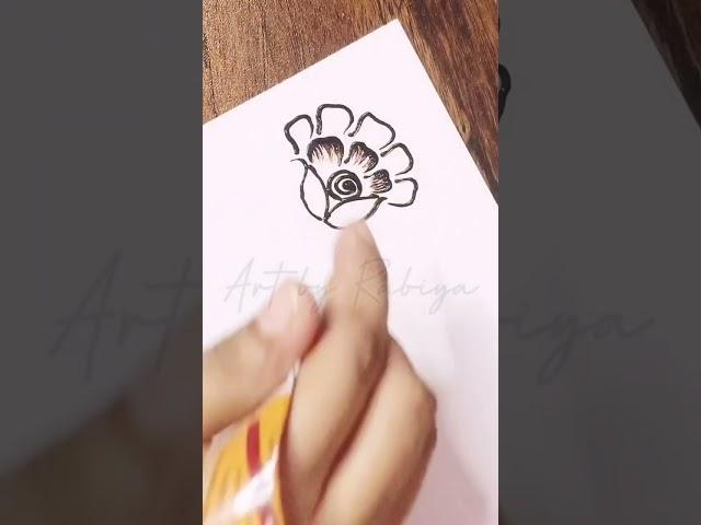 Basic henna rose || part 1 || Art by Rabiya