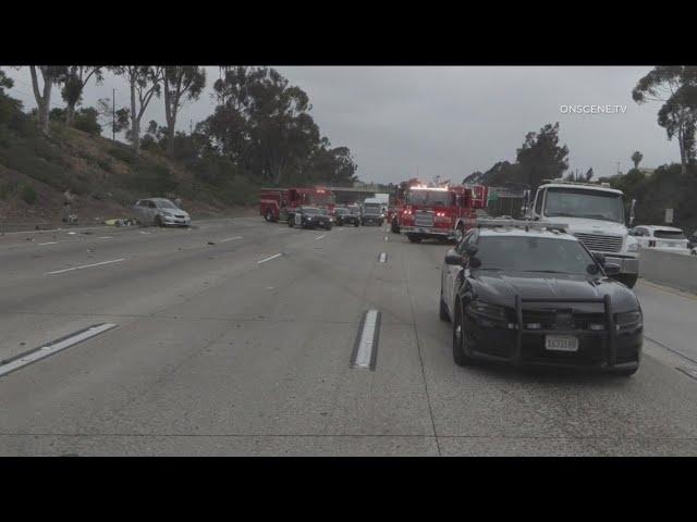 Fatal crash on 805 backs up San Diego traffic for hours