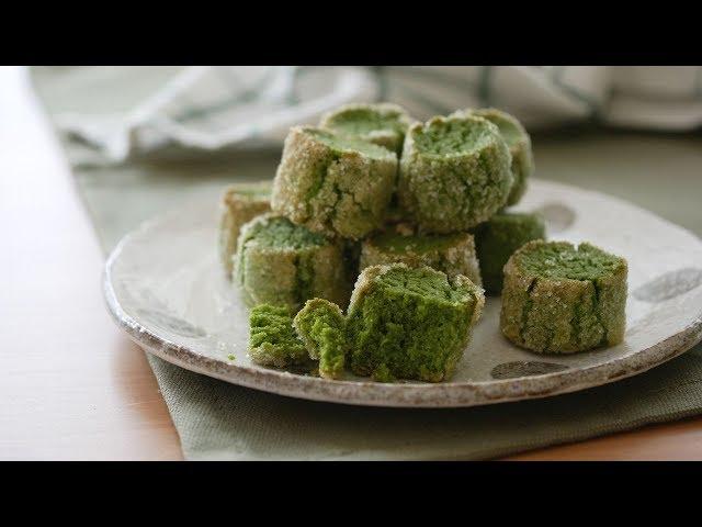 さくほろっ。ざくざく。。抹茶ディアマンクッキー| Matcha Diamond Cookies