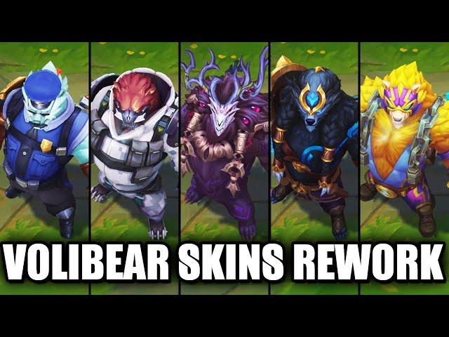 All Volibear Skins Rework 2020 (League of Legends)