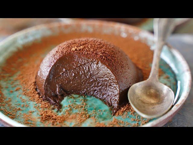 4-Ingredient Chocolate Panna Cotta (Easy & Yummy)