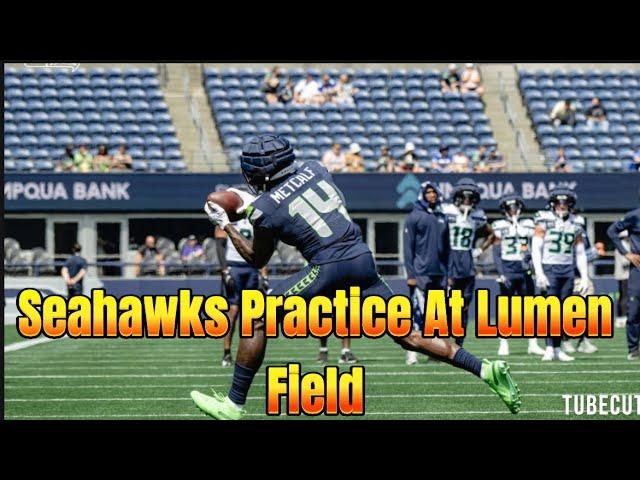 Seahawks Fest Practice At Lumen Field.