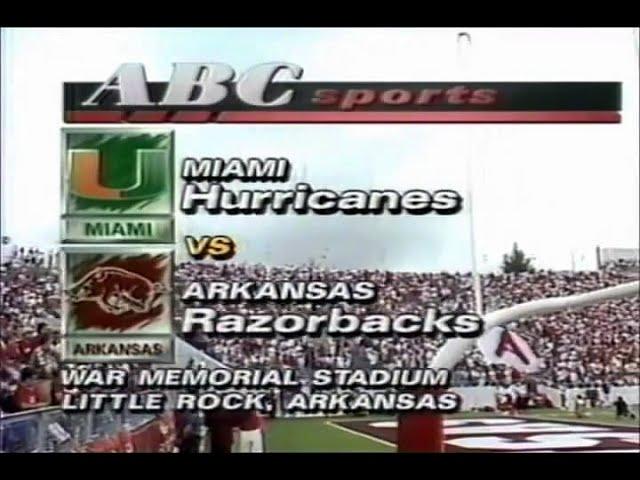 1991 #3 Miami Fl @ Arkansas No Huddle