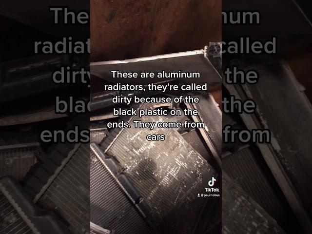 Let’s learn about metals: scrap radiators