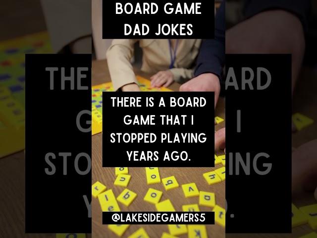 Board Game Dad Joke for November 11, 2023 #shorts #youtubeshorts