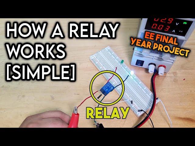 Using A Relay As A Switch - Simple Demonstration - Beginner Friendly