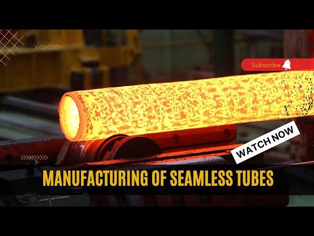 Manufacturing of steel tubes from billets to seamless tubes  #machines #process