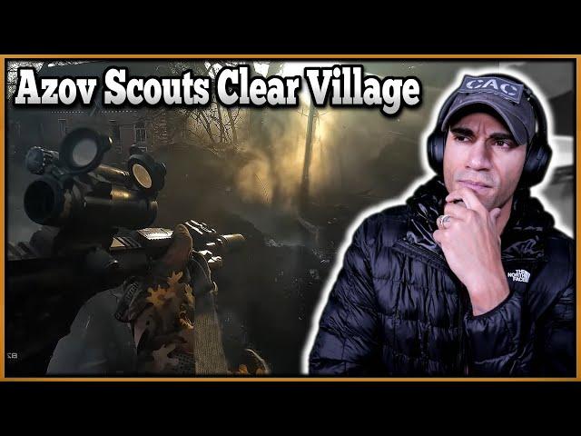 Azov Scouts Clear Village - Marine reacts