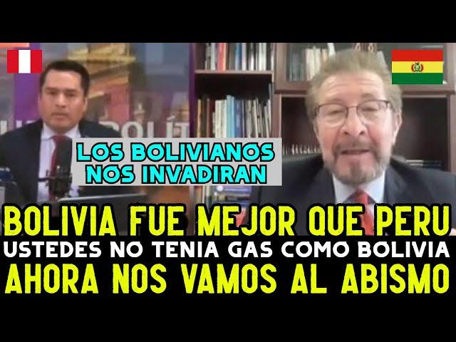 ¡INTENSO DEBATE! POLITOLOGO BOLIVIANO COMPARA LA ECONOMIA PERUANA CON LA ECONOMIA BOLIVIANA