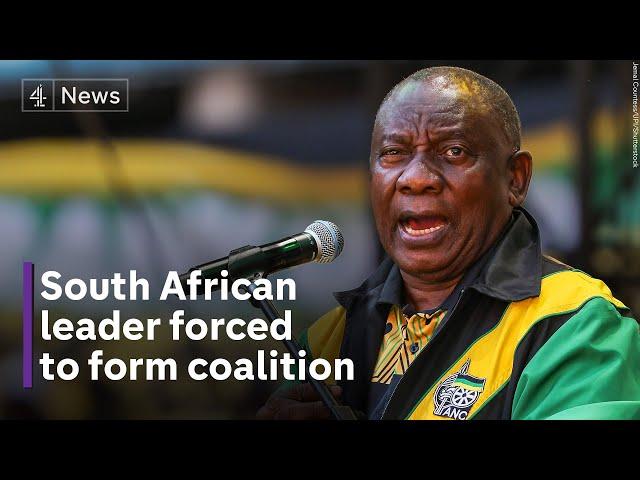 South Africa’s ruling ANC reaches coalition deal with rival parties