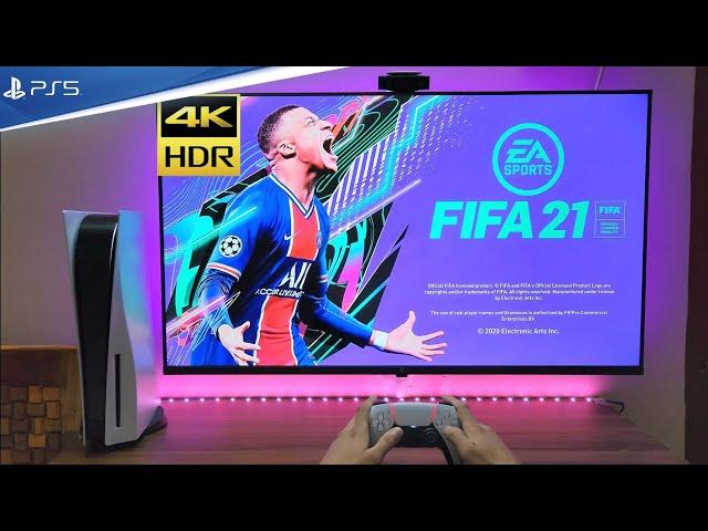 Switching to FIFA 21 after Playing FIFA 23 (PS5 4K HDR 60FPS)