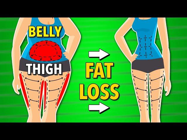 Half an Hour Belly Fat and Thigh Fat Loss Workout