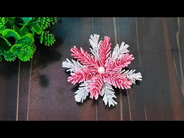 DIY Christmas Tree Ornament from glitter foam sheet | Christmas decoration ideas | Christmas craft