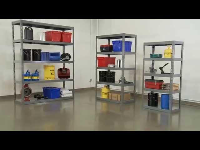 Heavy-Duty Steel Shelving