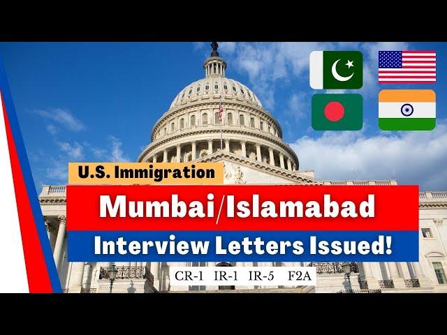 *New* Interview Letters Mumbai/Islamabad Issued| CR-1 IR-1 F2A *Hindi Urdu Subtitles