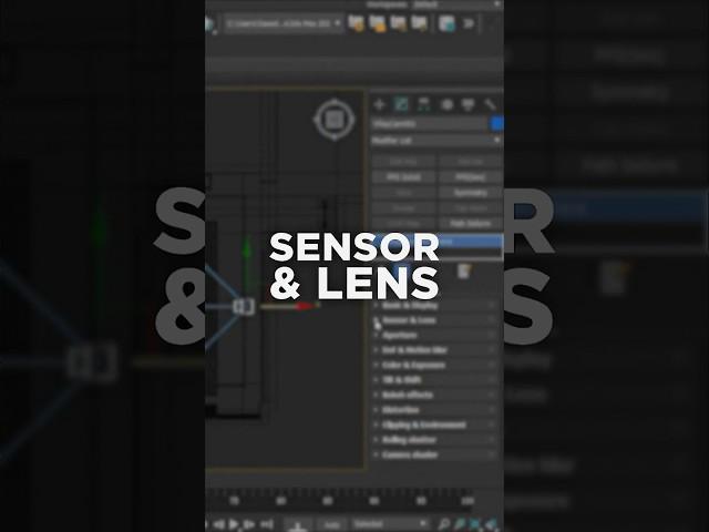 V-Ray Camera Setup: Sensor & Lens #archviz #vray #vrayrender #3dsmaxvray #3dsmax #architecture