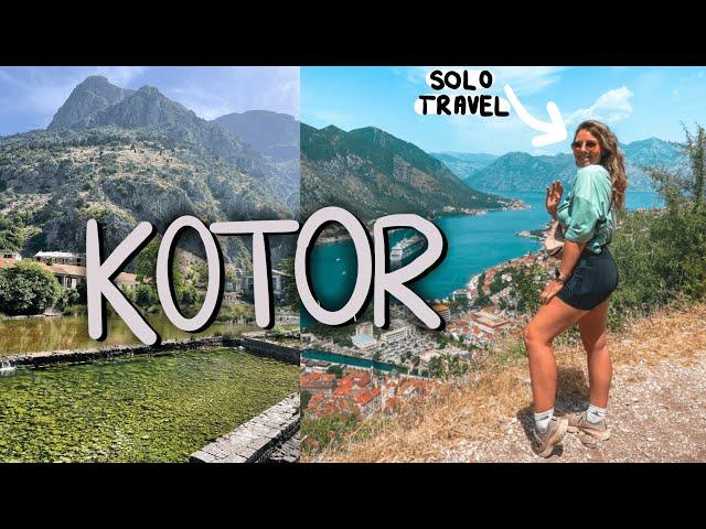 BACKPACKING MONTENEGRO  Kotor and the Coast ️