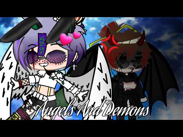 Angels and demons?||Angel+demon A.U||×|| FNAF||~little Roxy~||Gacha Club