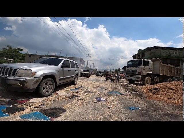 Haiti Port-Au-Prince Dangerous streets Matisan (martissant)