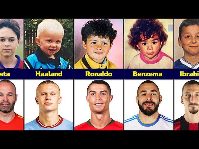 Famous Football Players When They Were Kids. Part -1