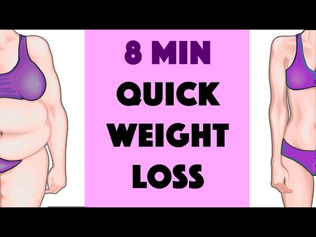 8 Min Quick Workout At Home To Lose Weight