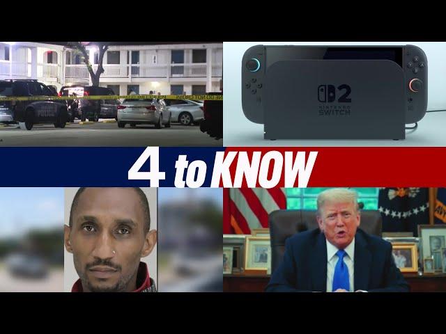 Dallas murder, motel discovery, Switch 2 release & Trump travel ban