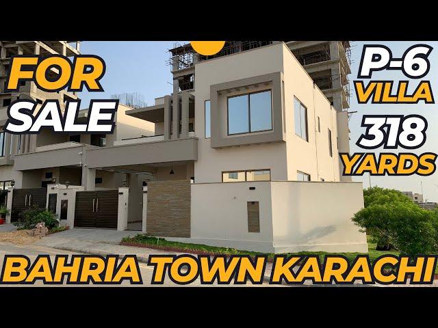 318 Yards Precinct 6 Corner Villa For Sale | Bahria Town Karachi | Bahria Property Network