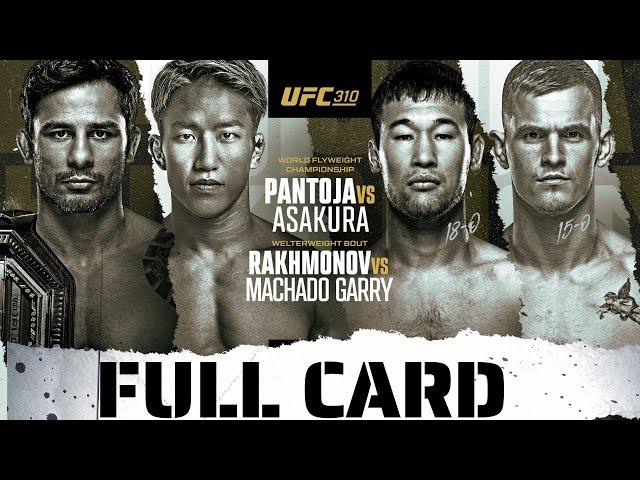 UFC 310 - Pantoja vs Asakura Full Card Preview & Predictions