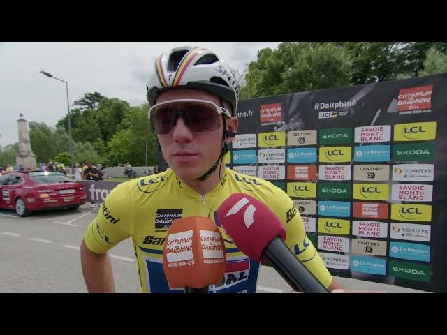 Remco Evenepoel - Interview at the start - Stage 6 - Critérium du Dauphiné 2024